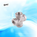 EMT certificated stainless steel fittings hydraulic four-way connections